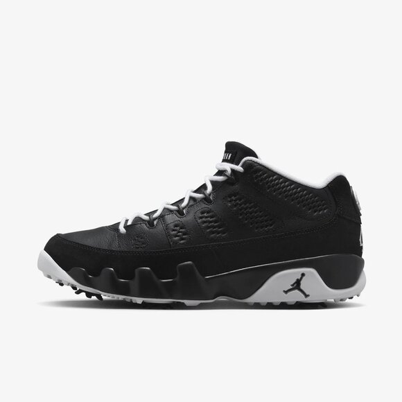 Nike Air Jordan 9 Retro G NRG Low Barons Golf Spikes Black FN6930-001 sz 10 - Picture 2 of 16